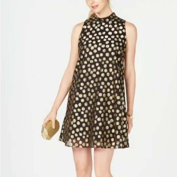 Signature by Robbie Bee Dresses & Skirts - Signature By Robbie Bee Ladies 12 Black Polka Dot Dress